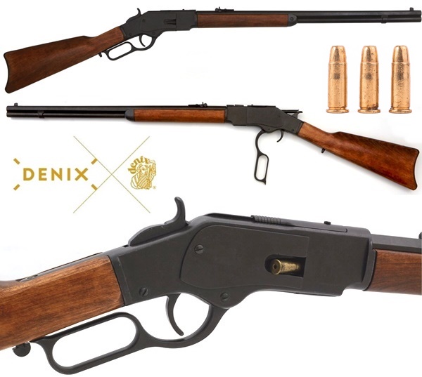 Denix 1873 Winchester, hüvelykivetős, fekete, 100-7318    