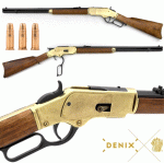 Denix 1873 Winchester, hüvelykivetős, arany, 100-5318       