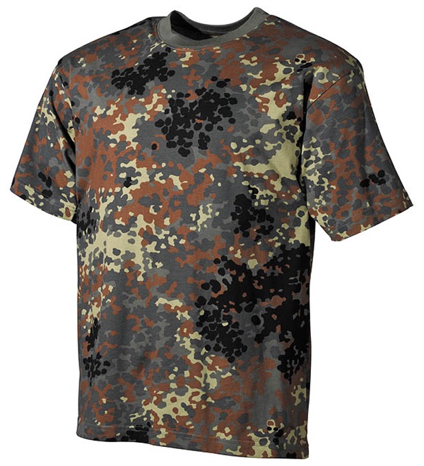 Terepszínű katonai póló, flecktarn, 00103V