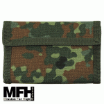 Gyöngyvászon pénztárca, flecktarn, 30923V