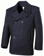 Tengerész gyapjú kabát "Pea Coat", kék, 09015G