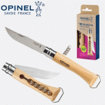 Opinel inox bicska dugóhúzóval és sörnyitóval, 001410